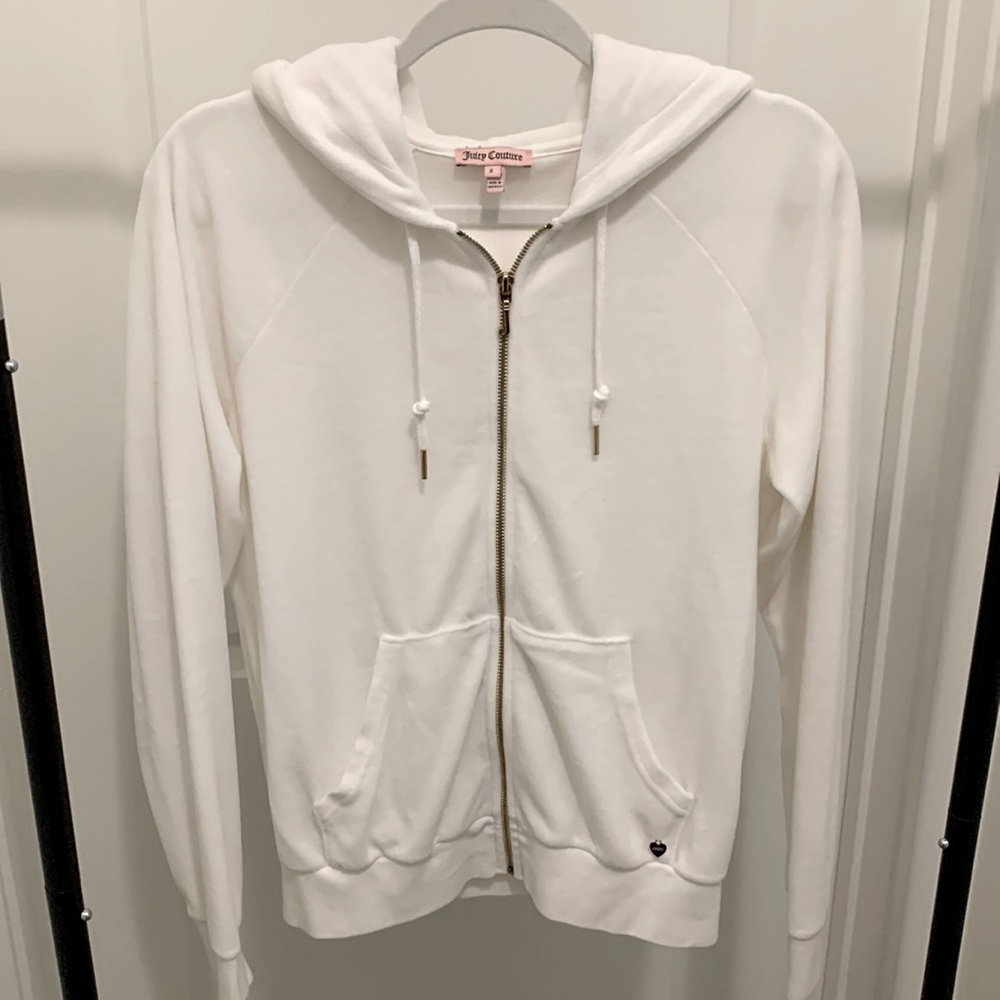 Signature Juicy Couture Velour Track Suit Jacket (Relaxed Fit)